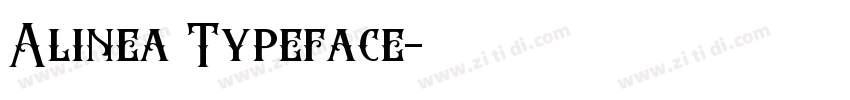 Alinea Typeface字体转换